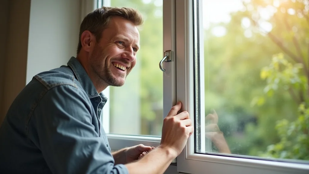Energy-efficient window installer upgrading during home renovation