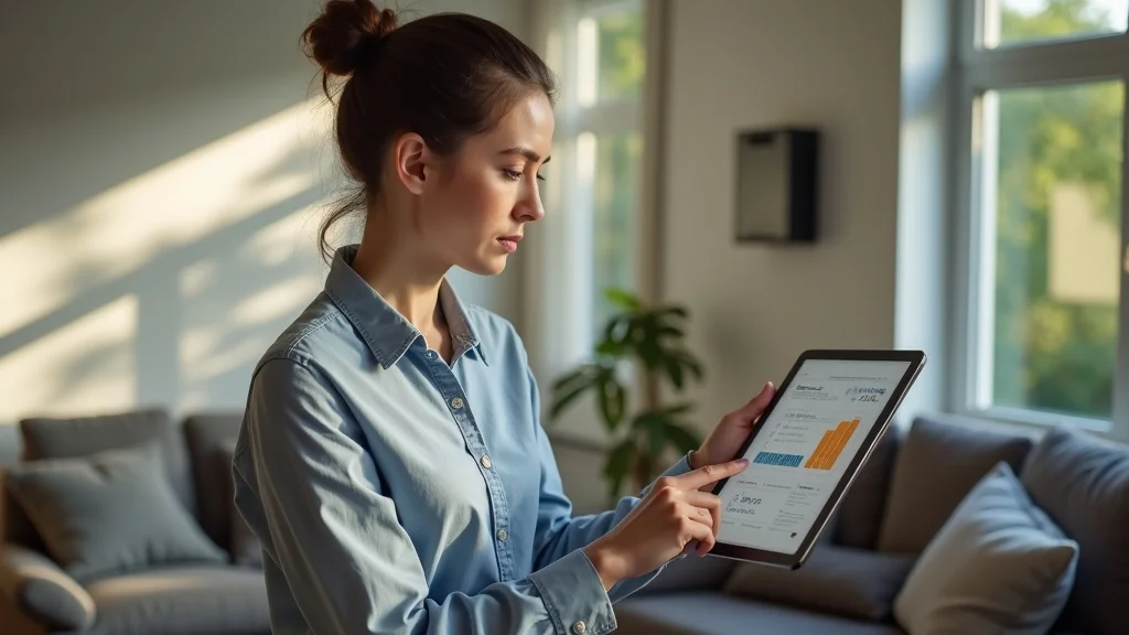 Home energy audit during home renovation with professional and modern monitoring devices