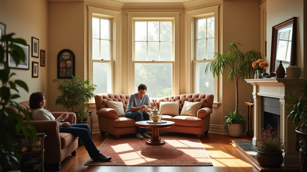 Cozy, nostalgic interior of a classic Bay Area home living room with vintage details and modern touches - home remodel inspiration
