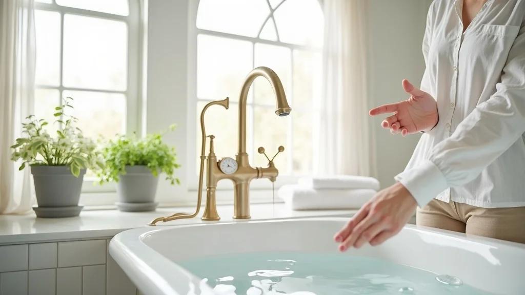 Classic yet modern bathroom renovation with vintage fixtures and tranquil atmosphere - bathroom nook inspiration